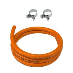 Kit Manguera Gas Con Abrazaderas
