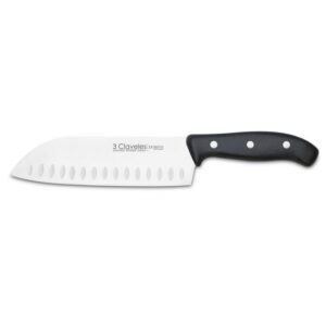 Cuchillo Santoku Alveolado Domv 18 Cm. - 7"
