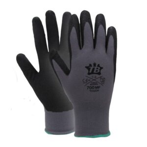 Guante Nitrilo -Nylon Negro T-9 (700Ng2P)