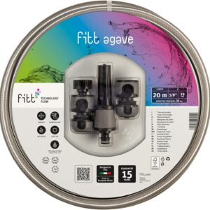 Kit Manguera Pvc Fitt Agave 15Mm. 5/8" (20Mts.)