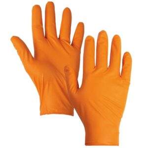 Guante Nitrilo Diamante Naranja 8,5 Grs. Xl (50 Uds)