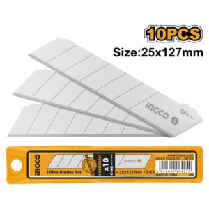 Recambio 10 Cuchillas Cutter 25X127 Mm. (Hknsb2501)