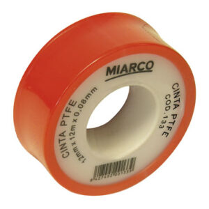 Cinta Teflon 12Mmx12Mts. X 0,075Mm Miarco