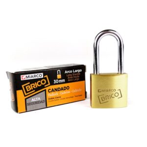 Candado Laton Arco Largo 30 Mm. (10960)