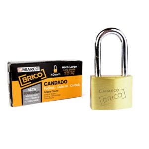 Candado Laton Arco Largo 40 Mm. (10961)