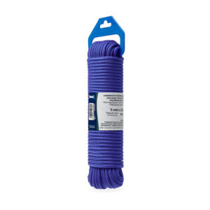 Cordon Trenzado Polip. 5Mmx25M Azul 9850029